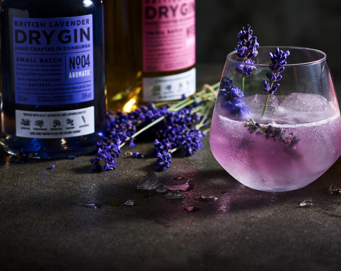 step 2 Garnish with lemon wedges (1) and fresh lavender (to taste).