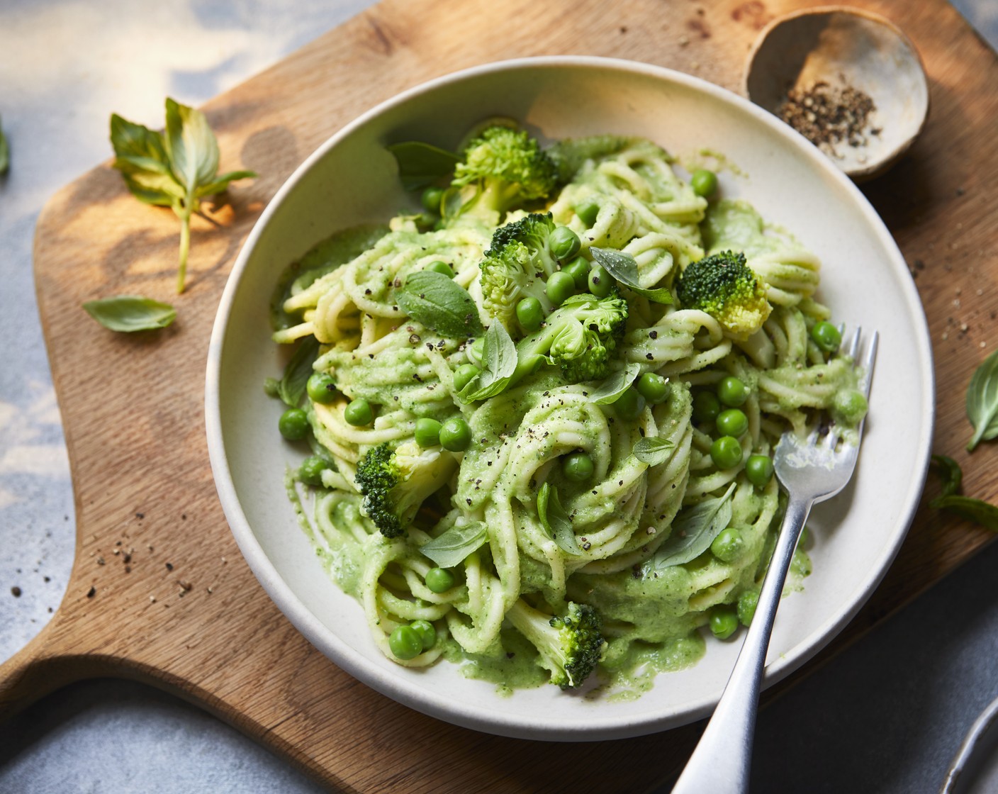 Green goddess spaghetti