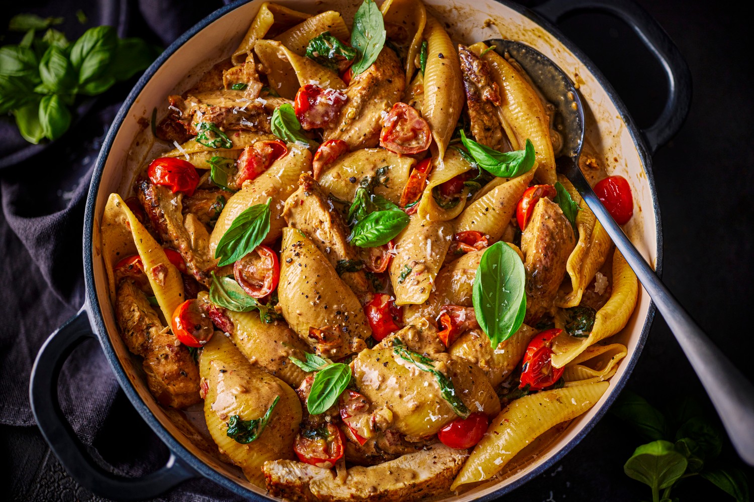 Tuscan chicken pasta recipe