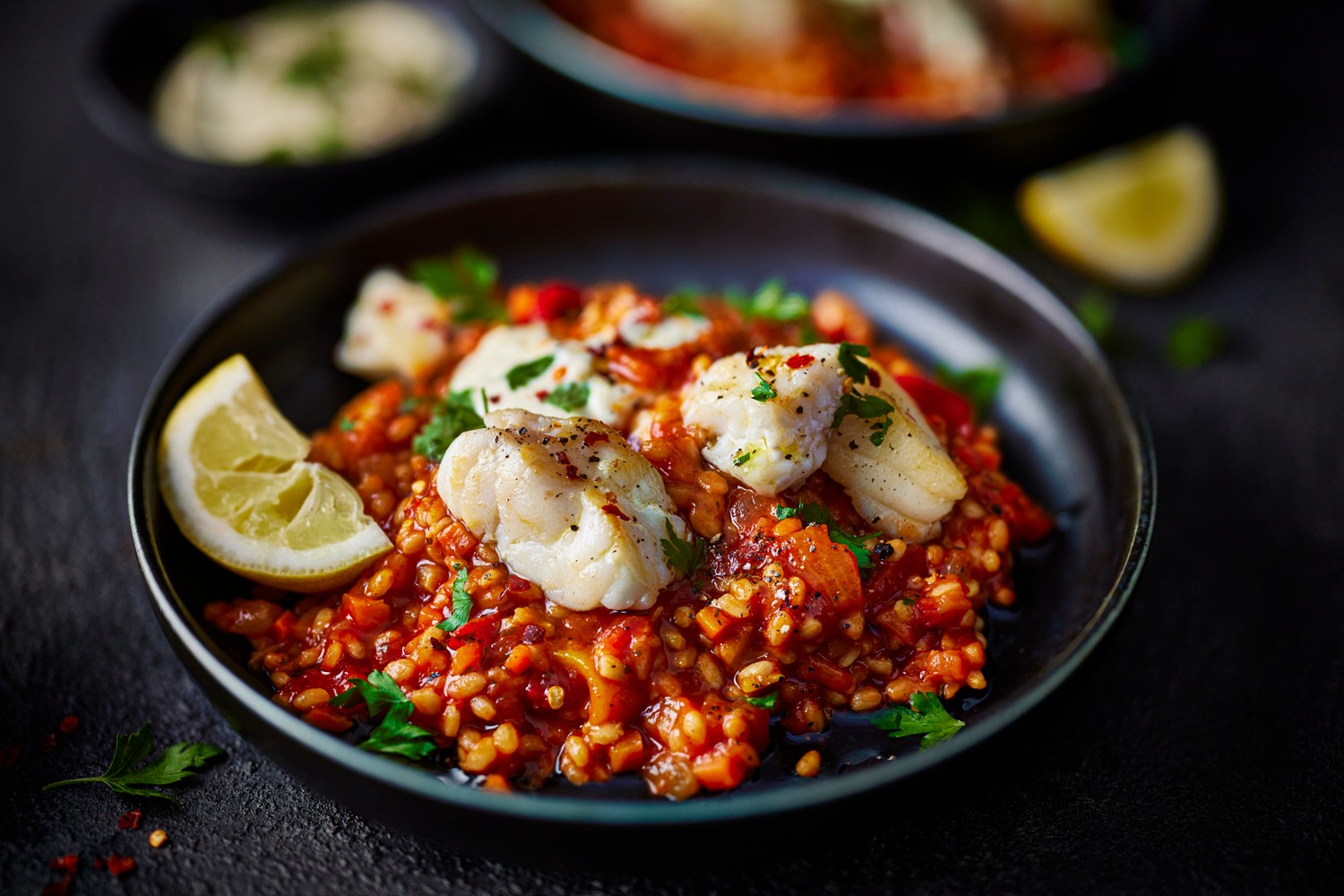 Spanish-style monkfish rice recipe