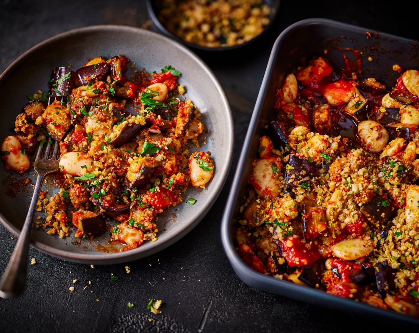 step 6 If you want to make this veggie, top with a bit of grated cheddar or mozzarella before baking.