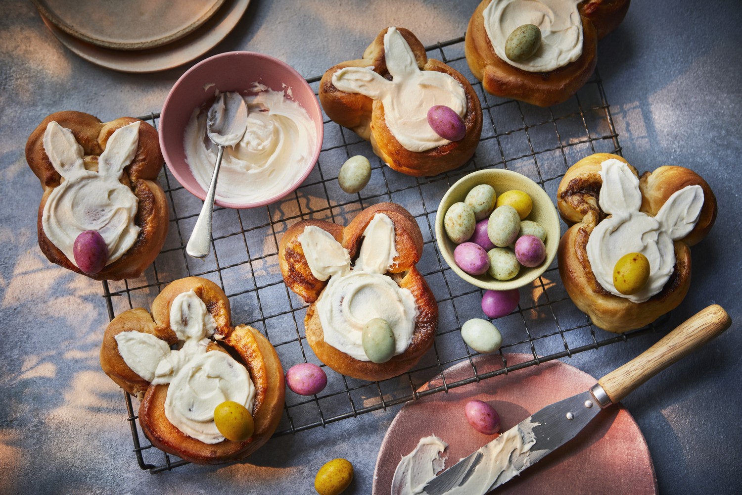 Adorable Easter cinnabunnies