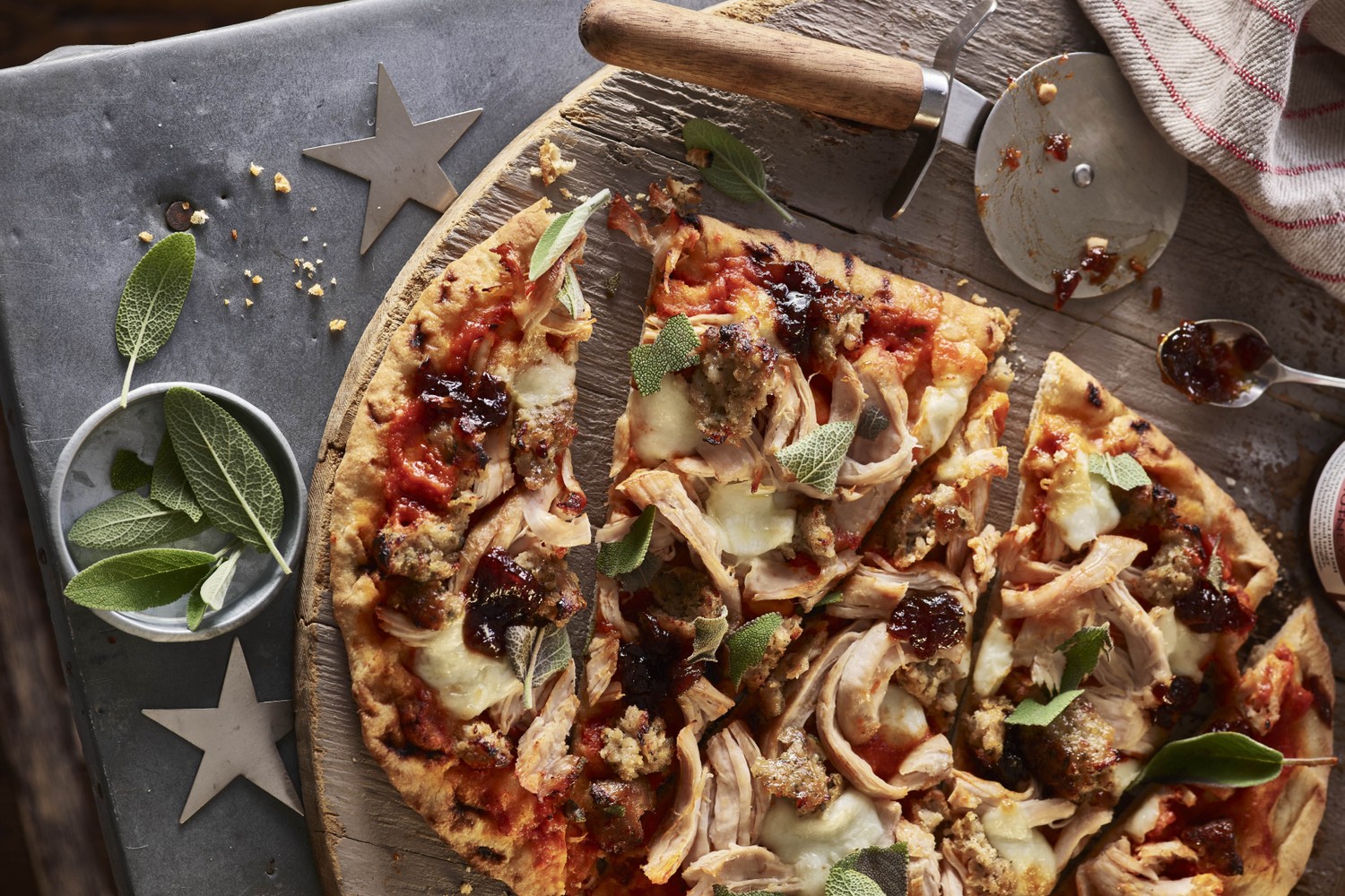 Christmas pizza