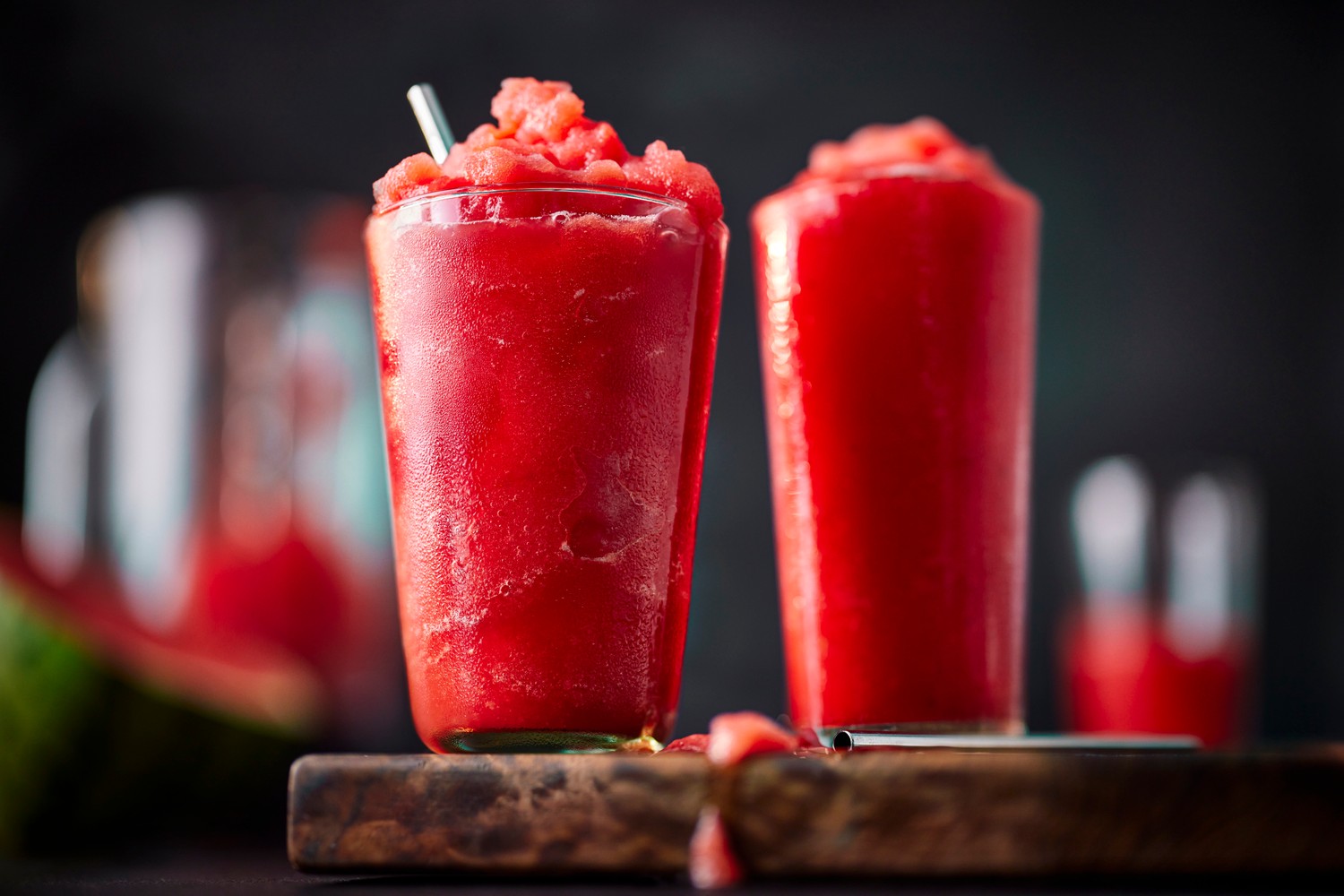 Easy watermelon slushie recipe