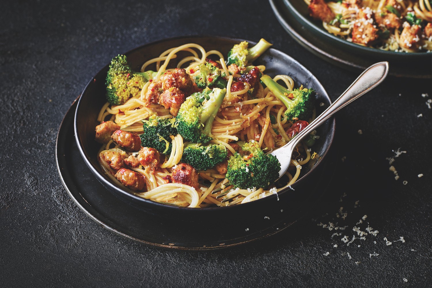 Sausage and broccoli pasta