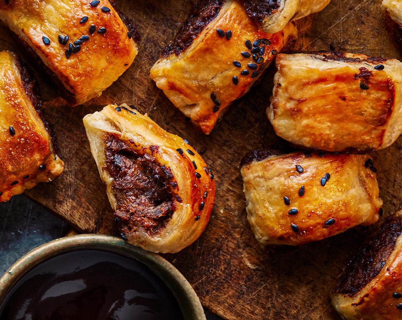 step 11 Arrange on baking sheet, lined with baking paper. Cook for 30 minutes, until golden and cooked through.  

Serve with extra hoisin sauce.