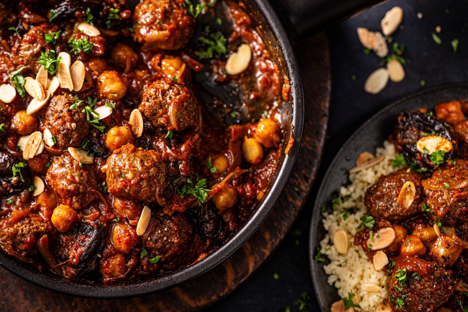 Venison meatball tagine recipe