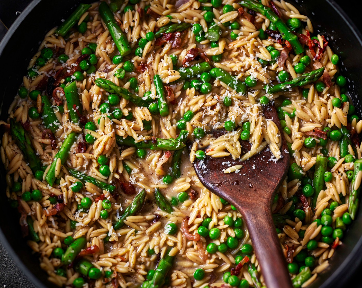 step 6 Serve topped with the remaining parmesan (25 g).