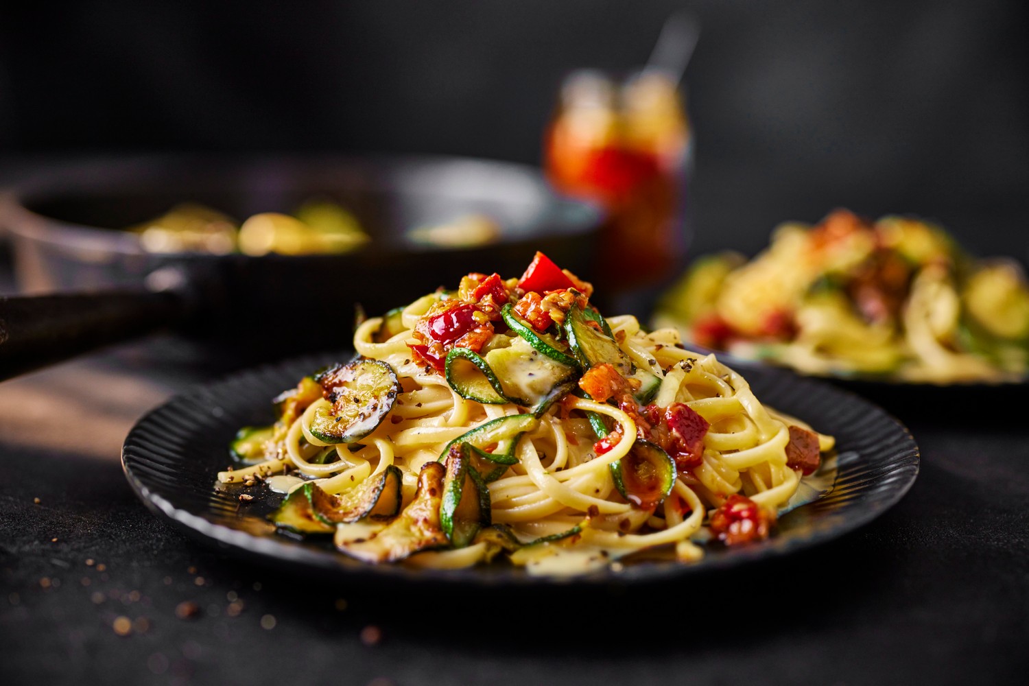 Courgette carbonara recipe