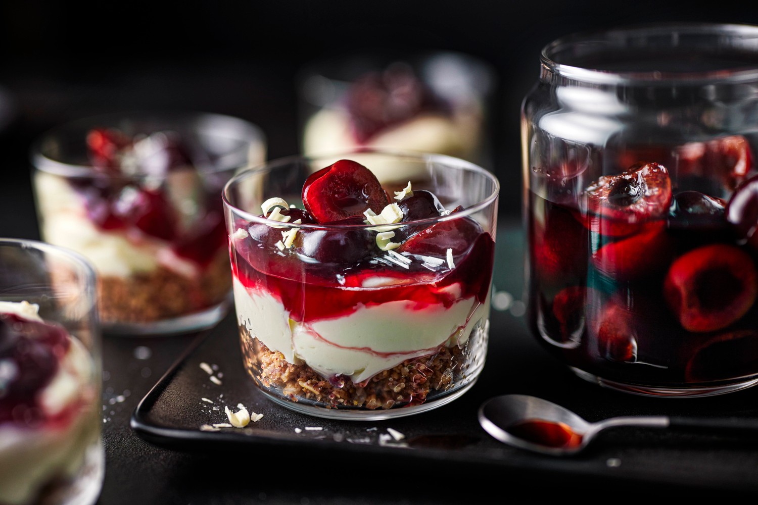 Sour cherry cheesecake recipe