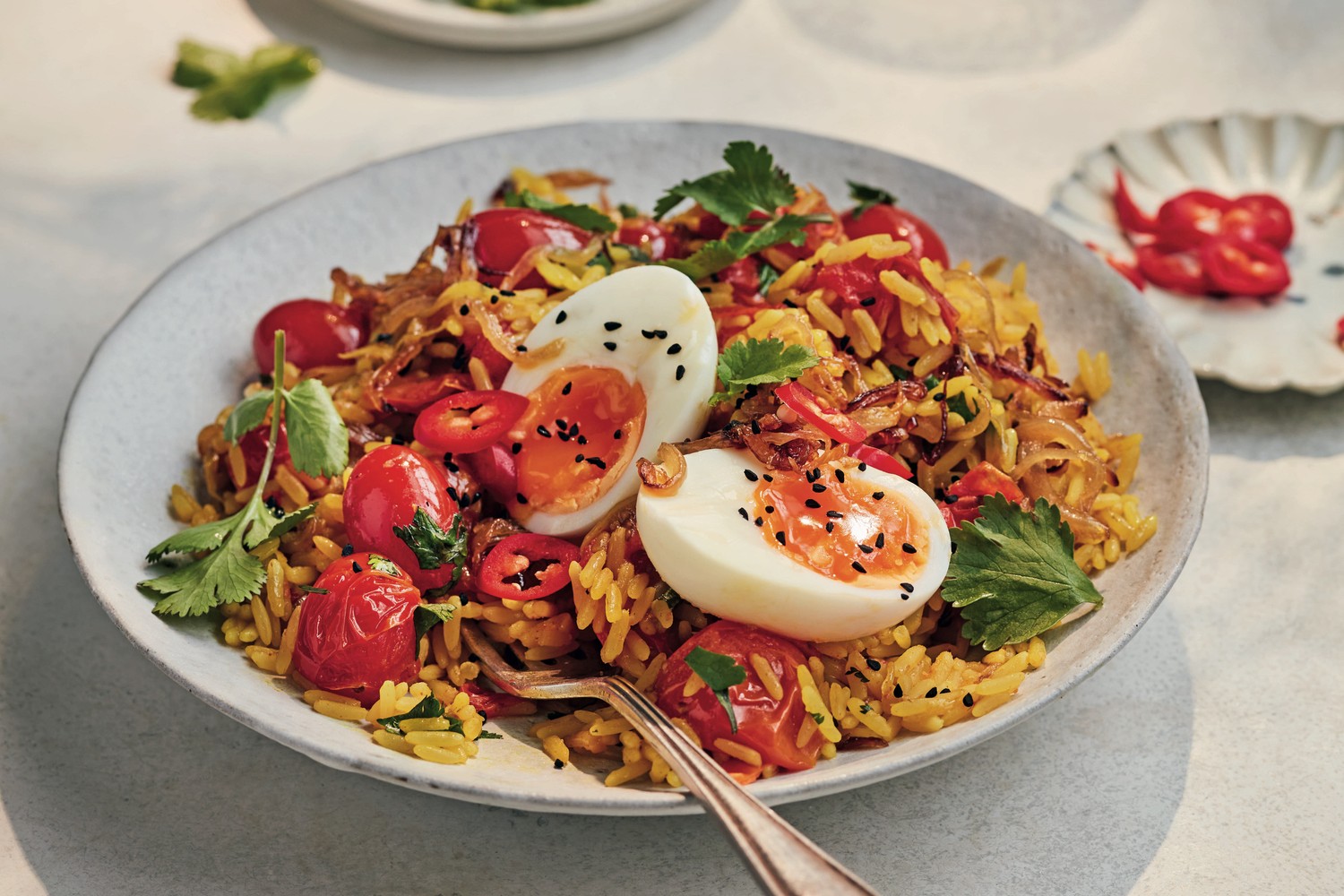 Spiced tomato kedgeree