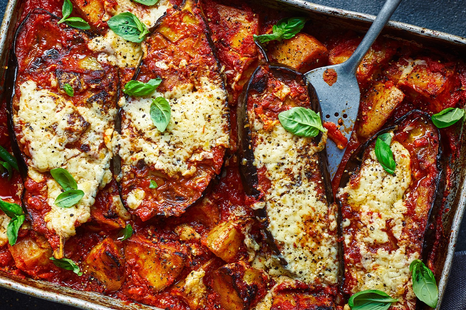Baked aubergine recipe