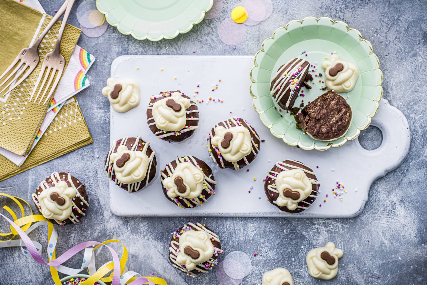 Truly tasty Colin the Caterpillar truffles
