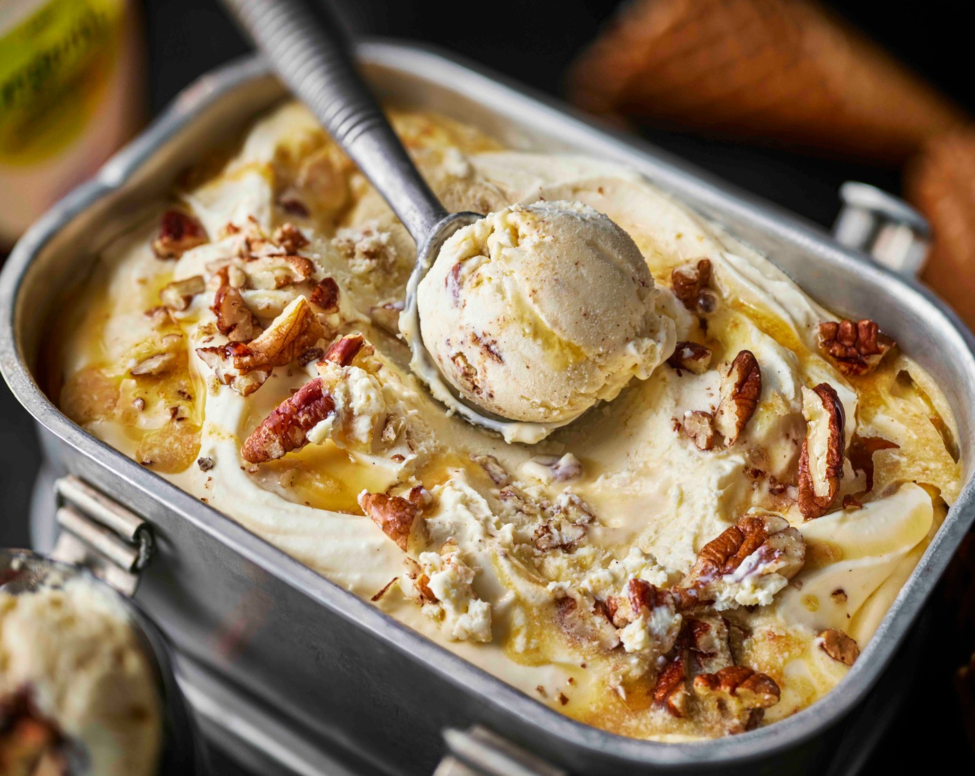step 6 Freeze for 2-3 hours or overnight, until solid. Serve in bowls or ice cream cones (8).