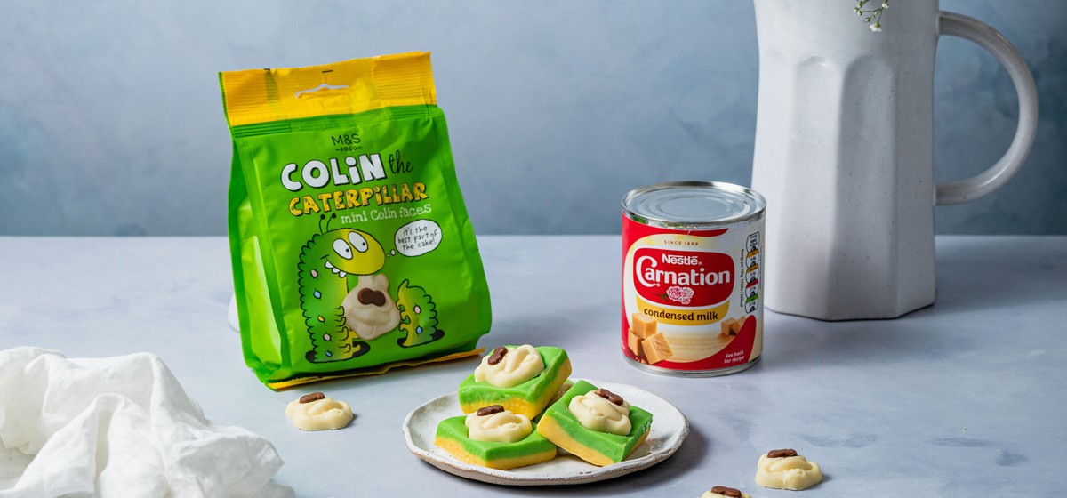 Colin the Caterpillar Fudge | Recipes | M&S Recipe | M&S