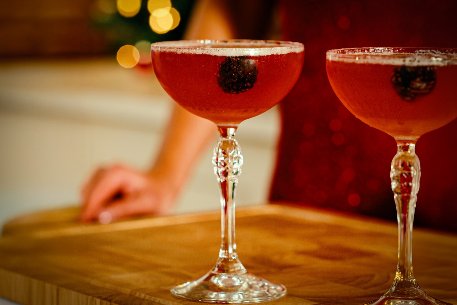 Katherine’s Sloe Royale cocktail