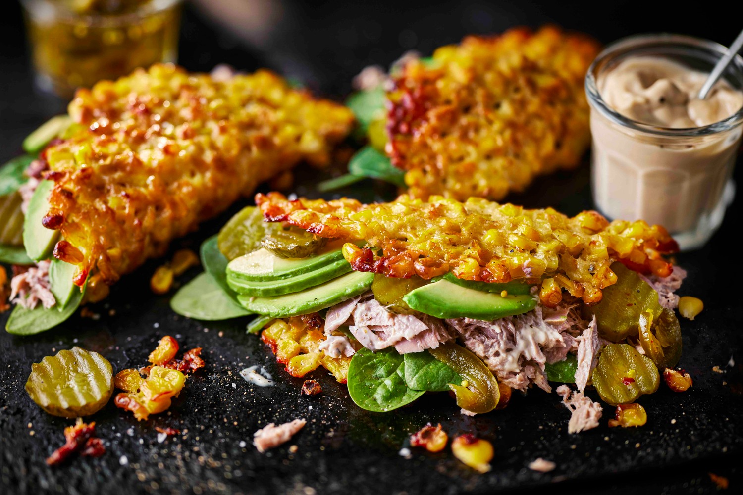 Two-ingredient sweetcorn ‘wraps’ recipe