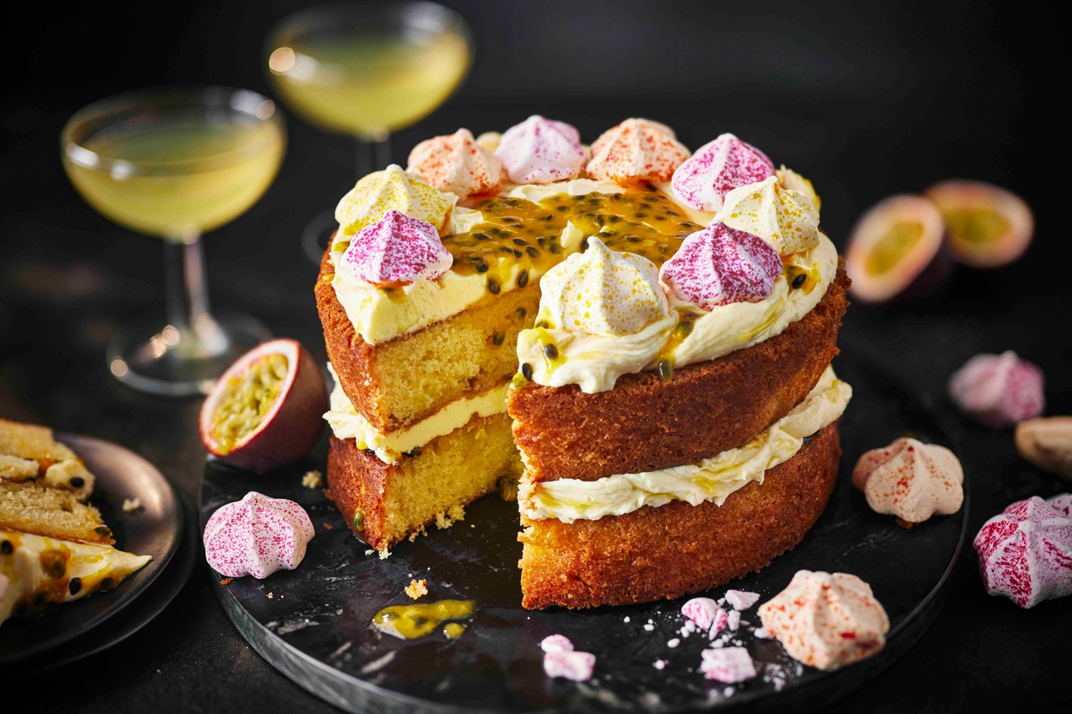 Passion Star Martini cake