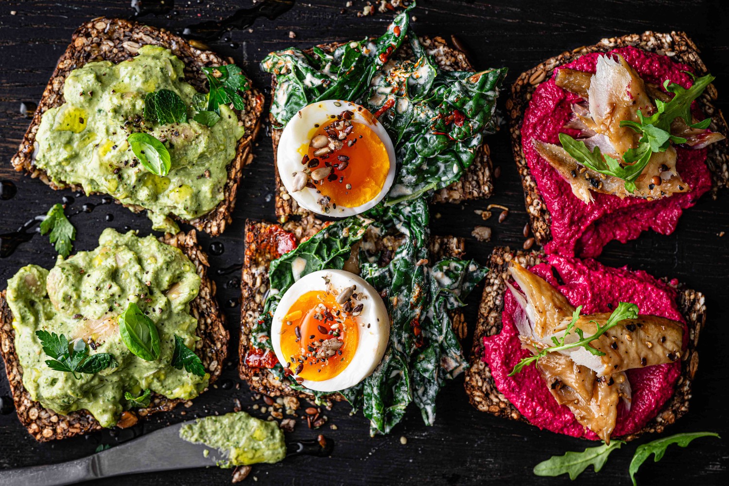 Nutrient-packed fibre toasts recipe