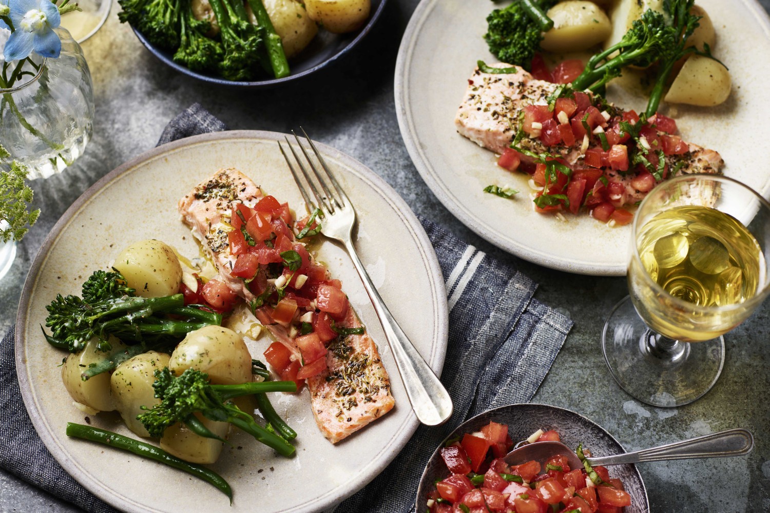Bruschetta salmon