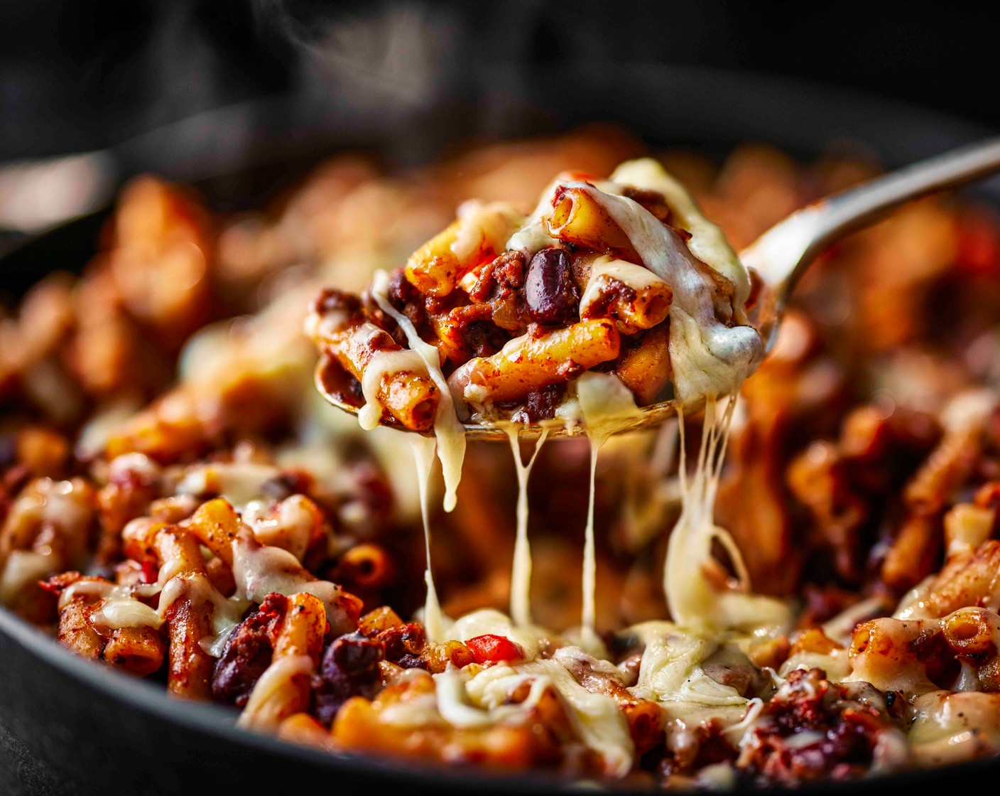 step 3 While the pasta is cooking, preheat the grill to medium. Scatter the cheese (100 g) on top of the pasta then pop under the grill for 5 minutes until the cheese is melted and bubbling.