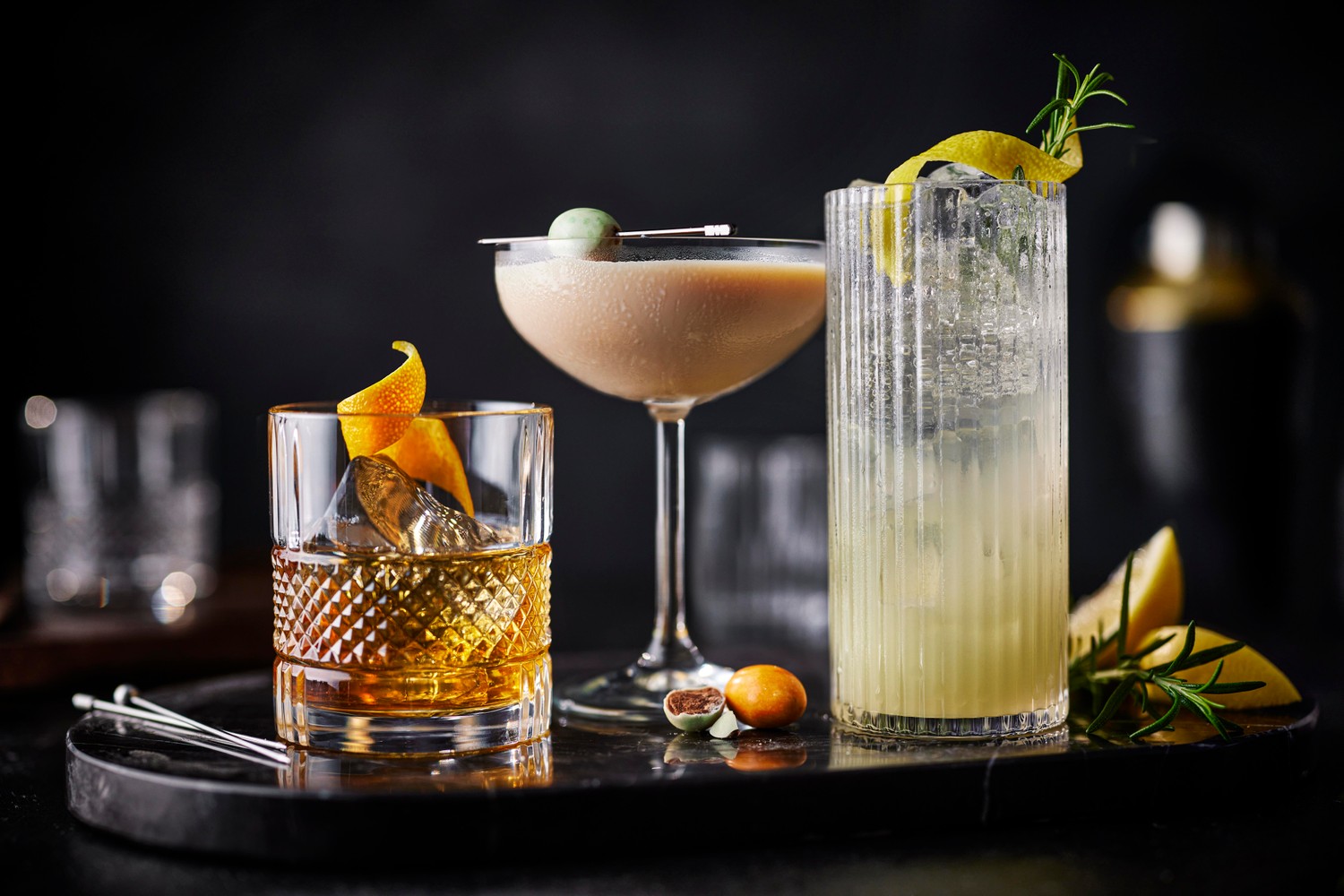 Trio of Easter cocktails