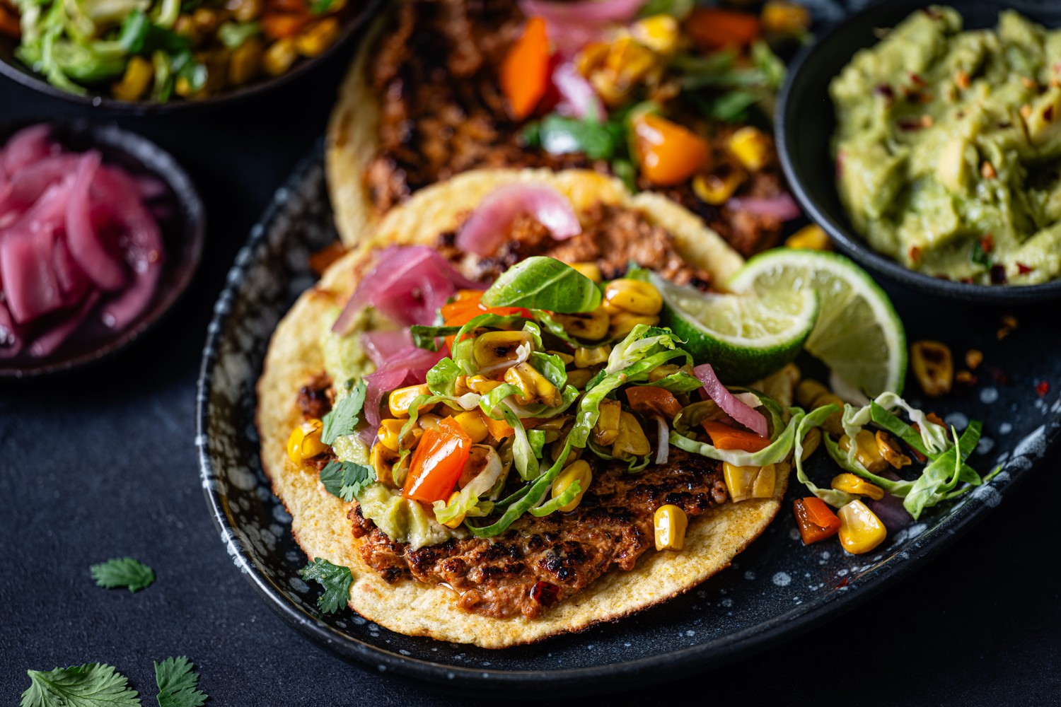 Pork smash tacos recipe