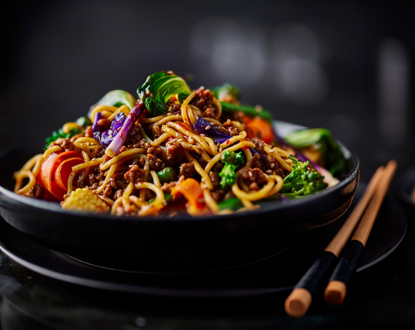 step 4 Divide between bowls, scatter over the sesame seeds (1 tsp) (if using), then serve.