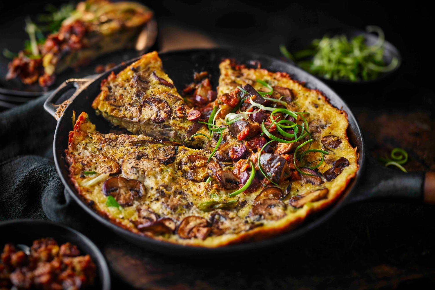 Mushroom frittata recipe