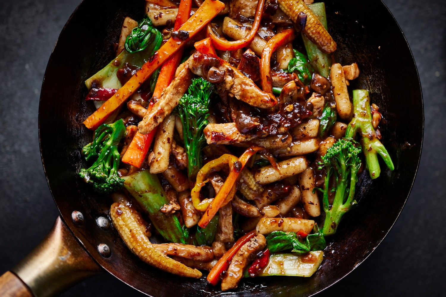 Black bean tteobokki stir fry