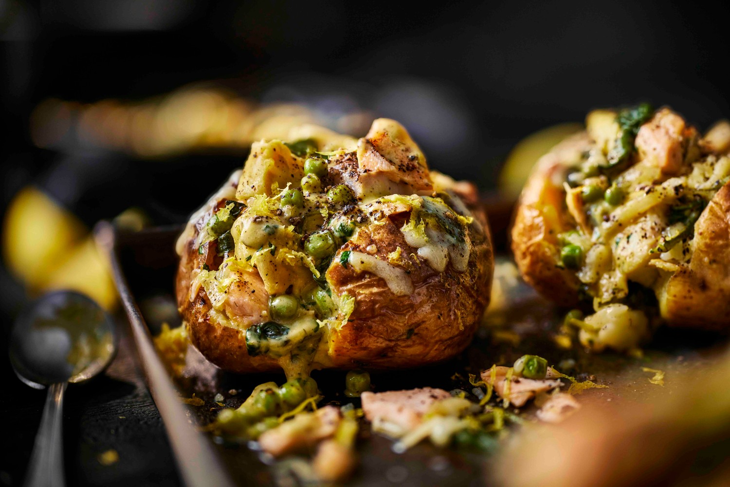 Fish pie loaded jackets