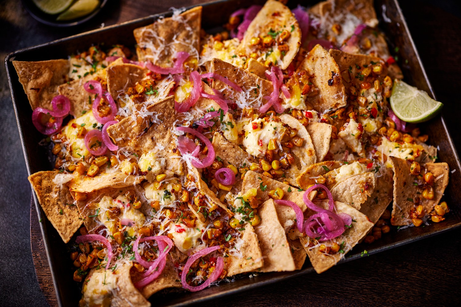 Street corn nachos recipe
