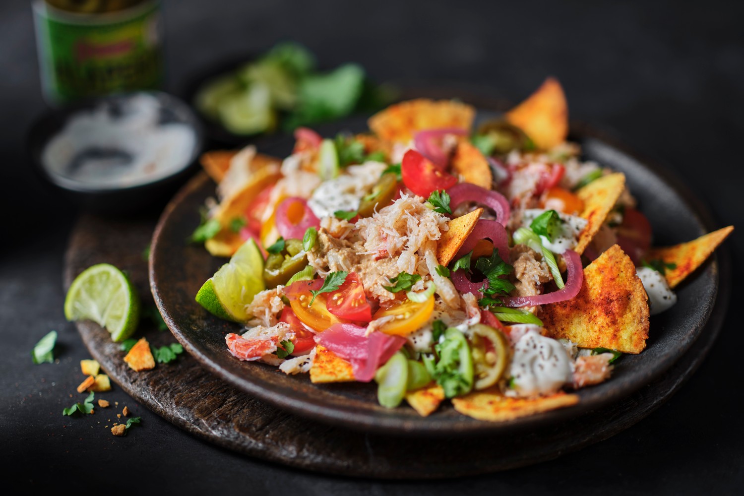 Crab nachos recipe