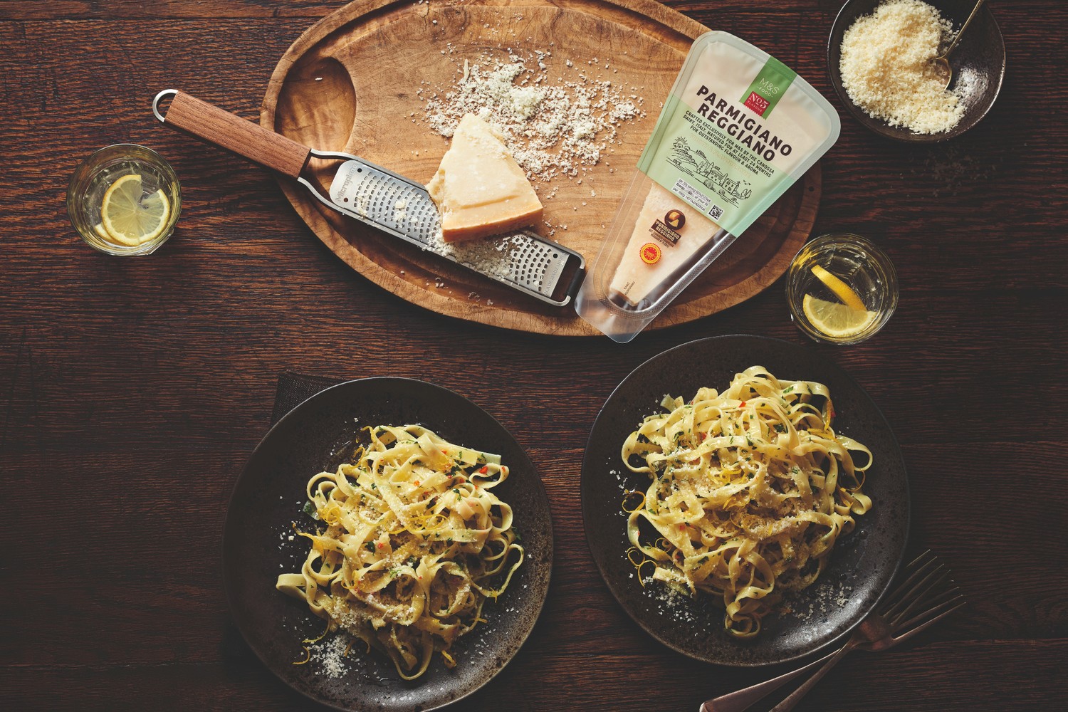 Tagliatelle al limone e Parmigiano Reggiano