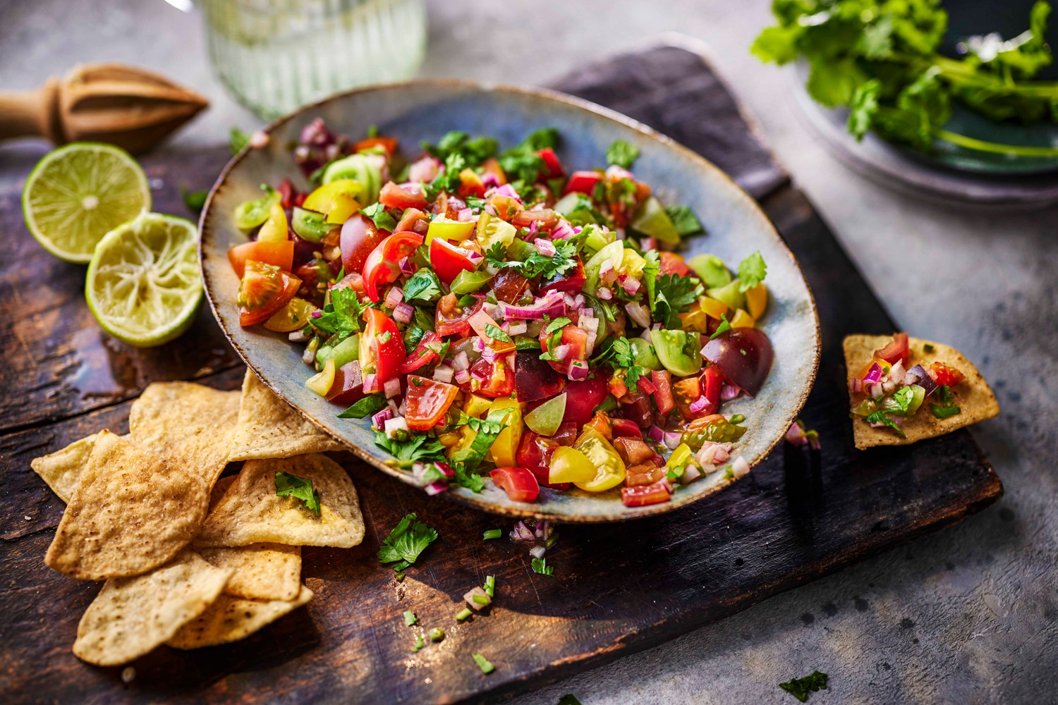Isle of Wight fresh tomato salad