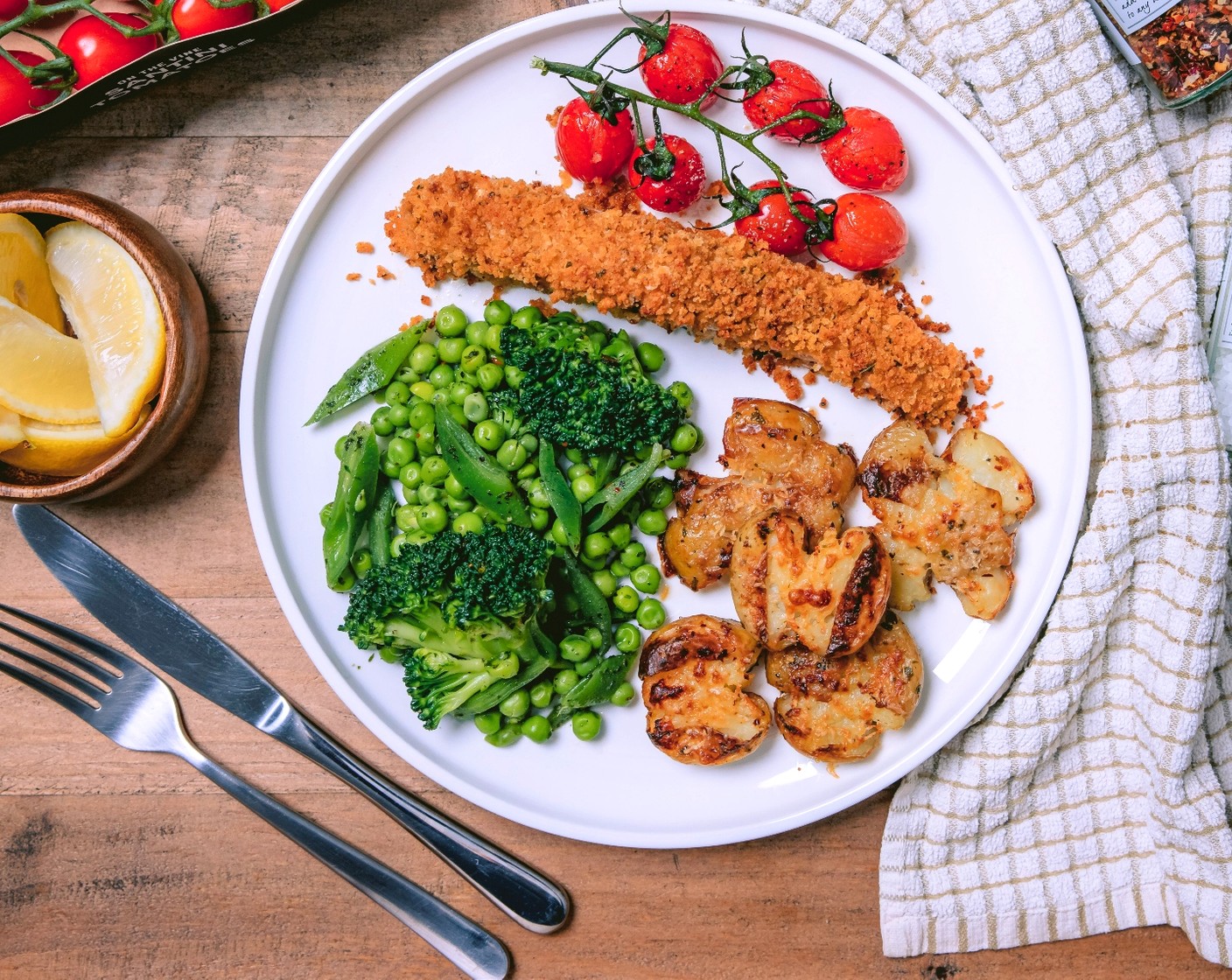 step 13 Serve with your choice of vegetable on the side – this used the Marks & Spencer Green Vegetable Medley.