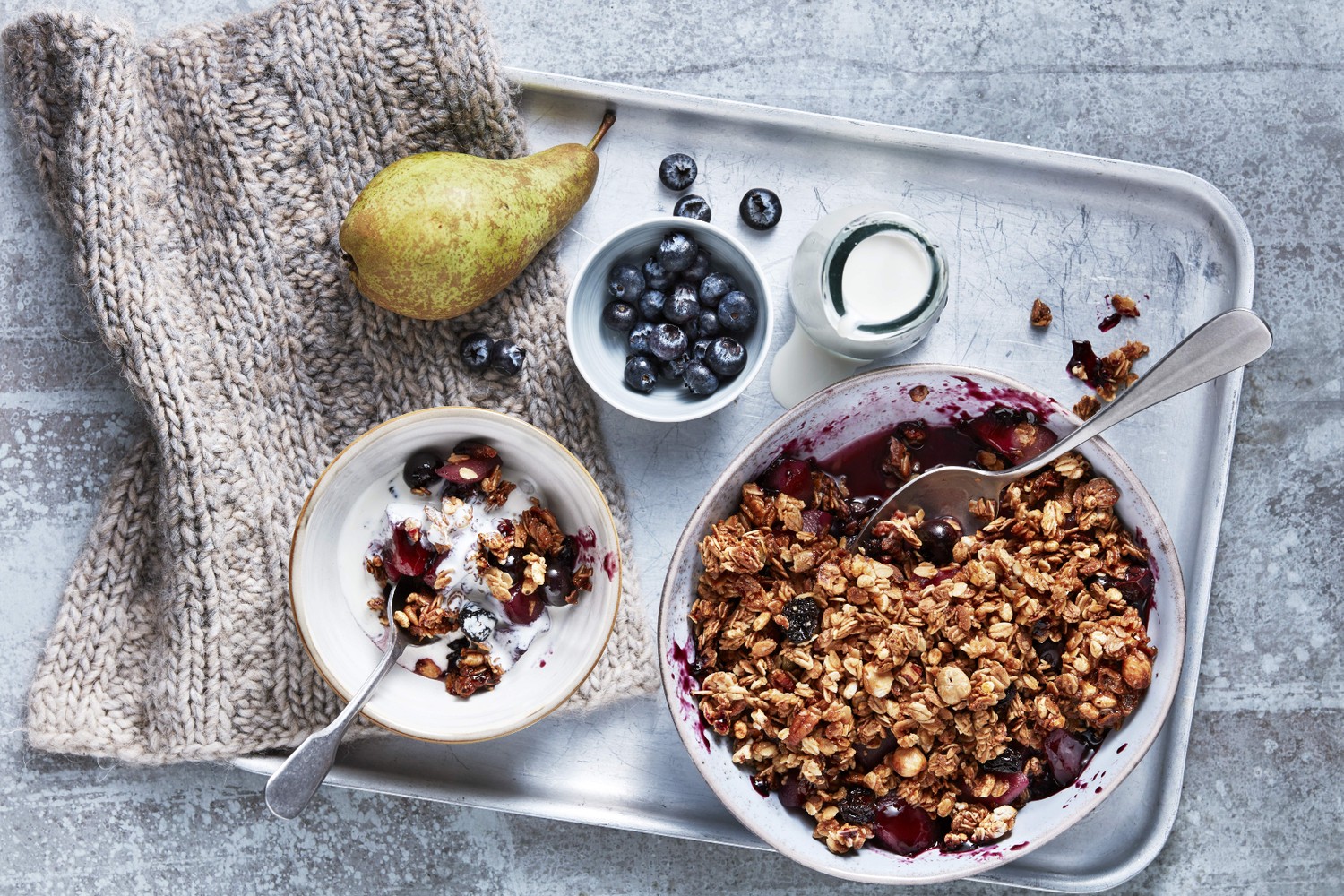 Fruit crumble recipe