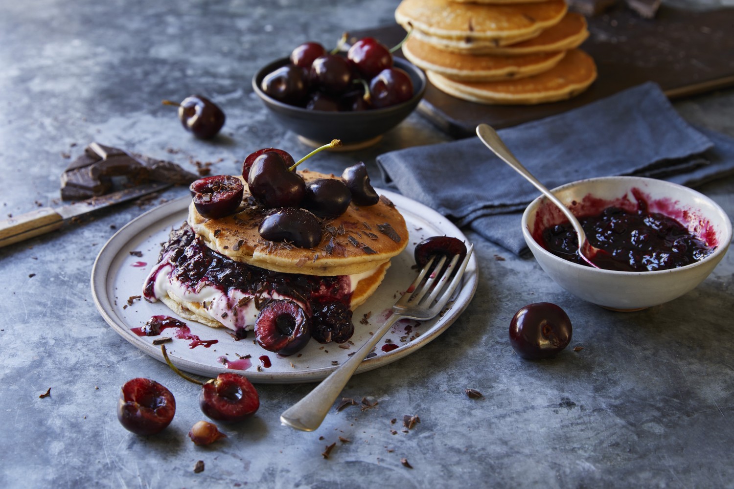 Black Forest pancakes