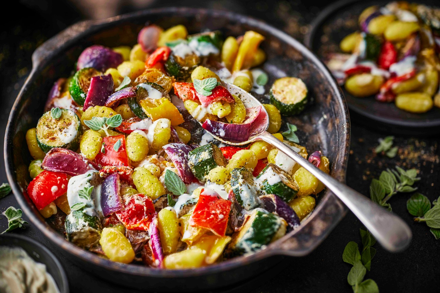 Mediterranean gnocchi traybake recipe