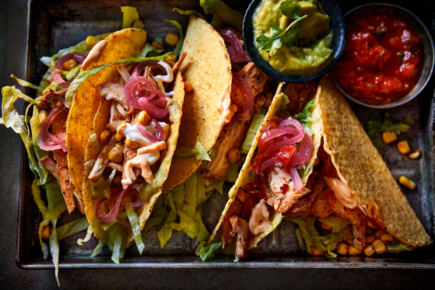 No-cook chicken tacos