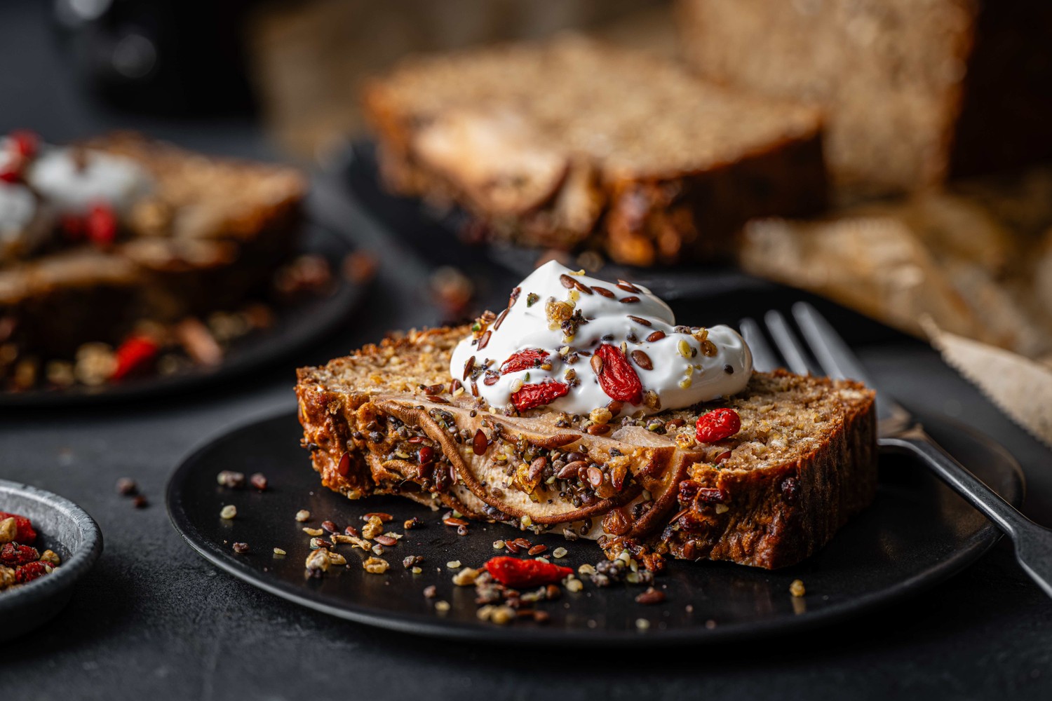 Healthy pear and ginger breakfast loaf recipe