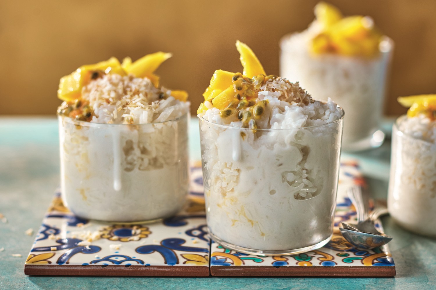 Thai-style coconut rice pudding