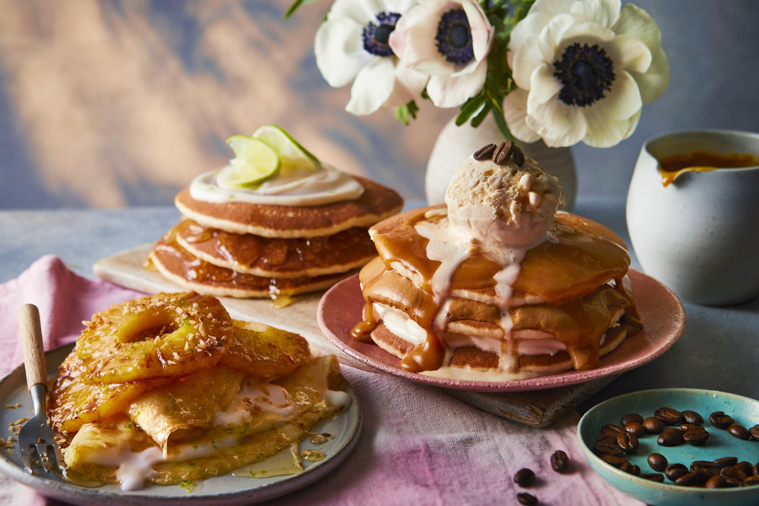5 cocktail pancake toppings, from Espresso Martini to Margarita
