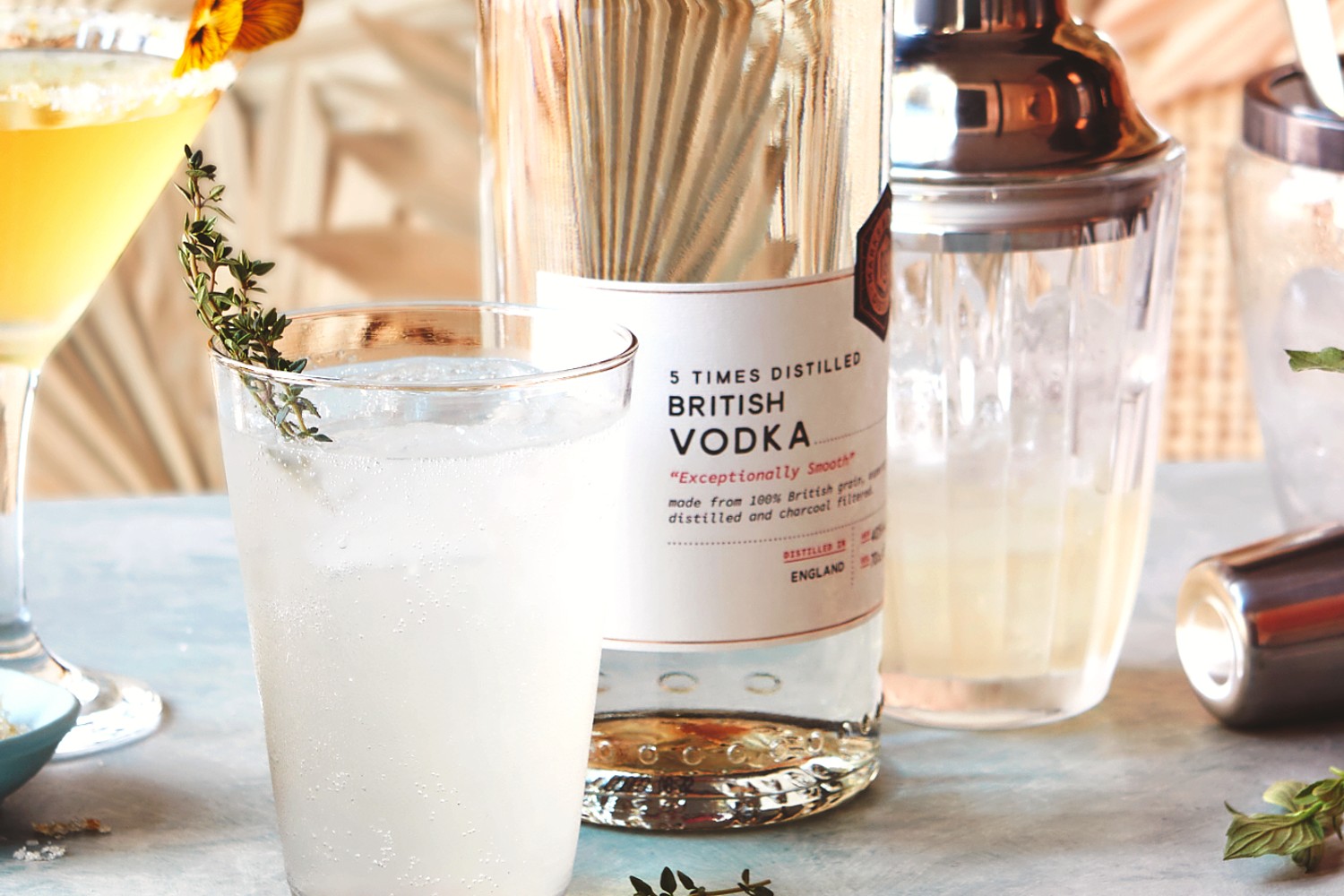 Thyme and honey collins