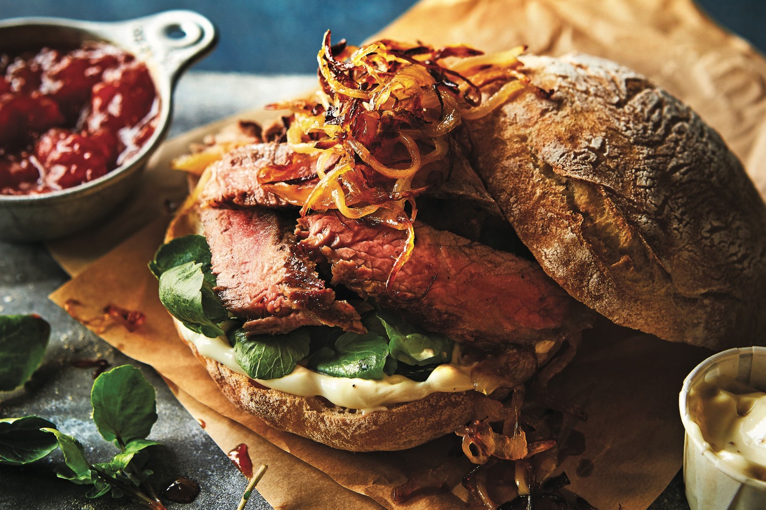 The ultimate steak sandwich
