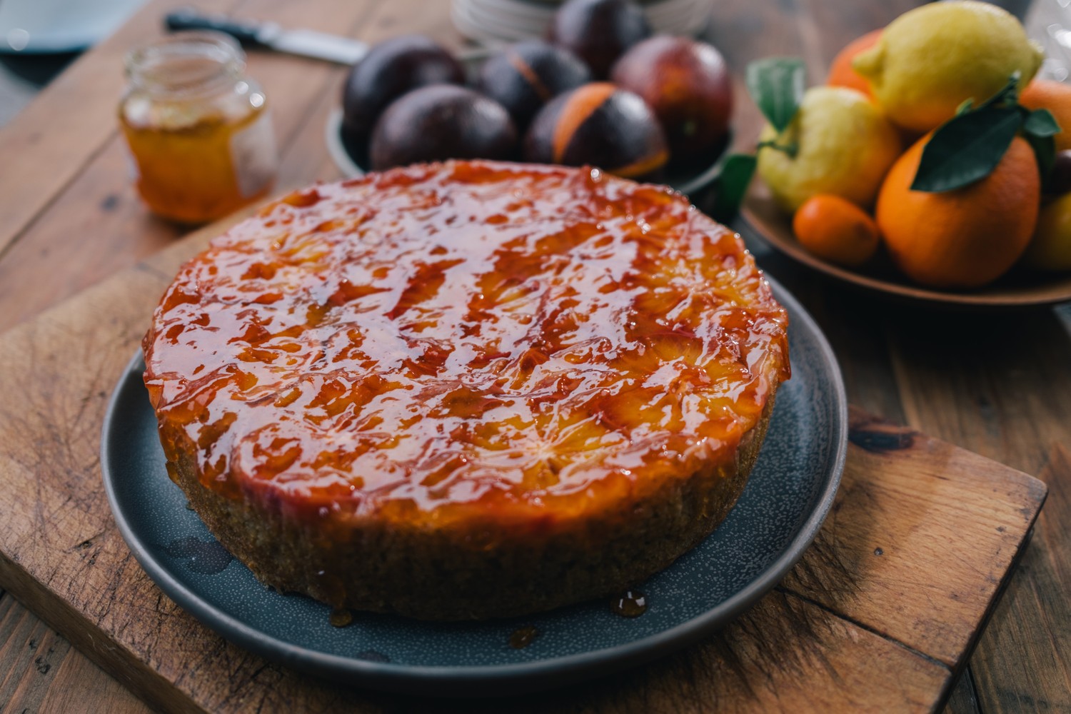 Orange marmalade almond cake recipe