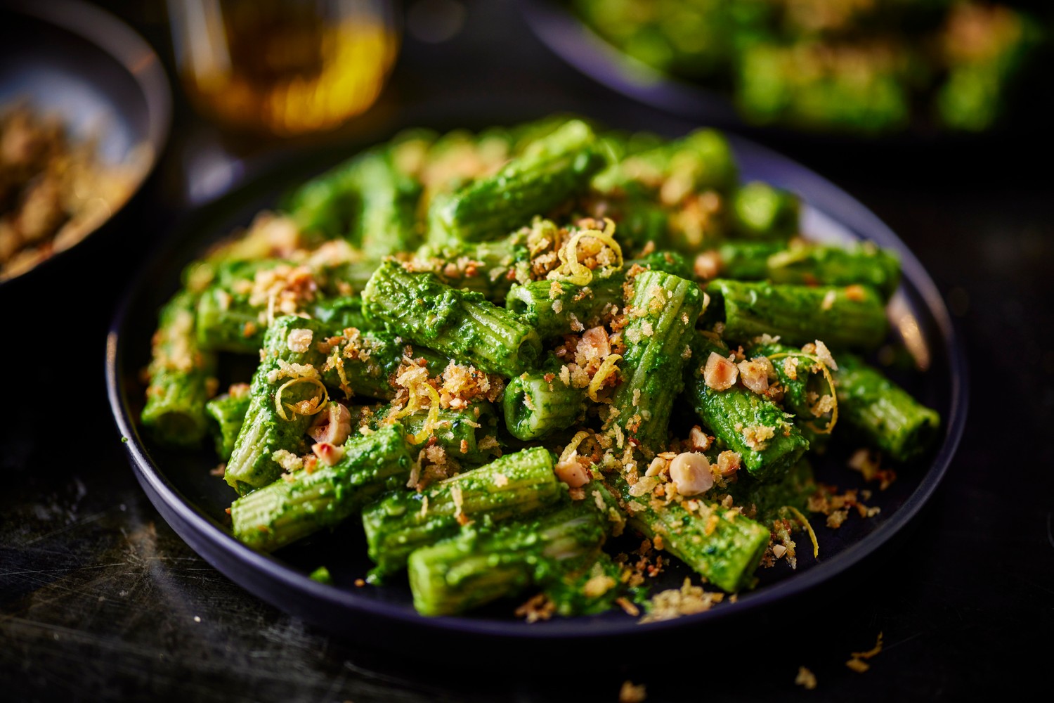 Cavolo nero and hazelnut pesto pasta recipe