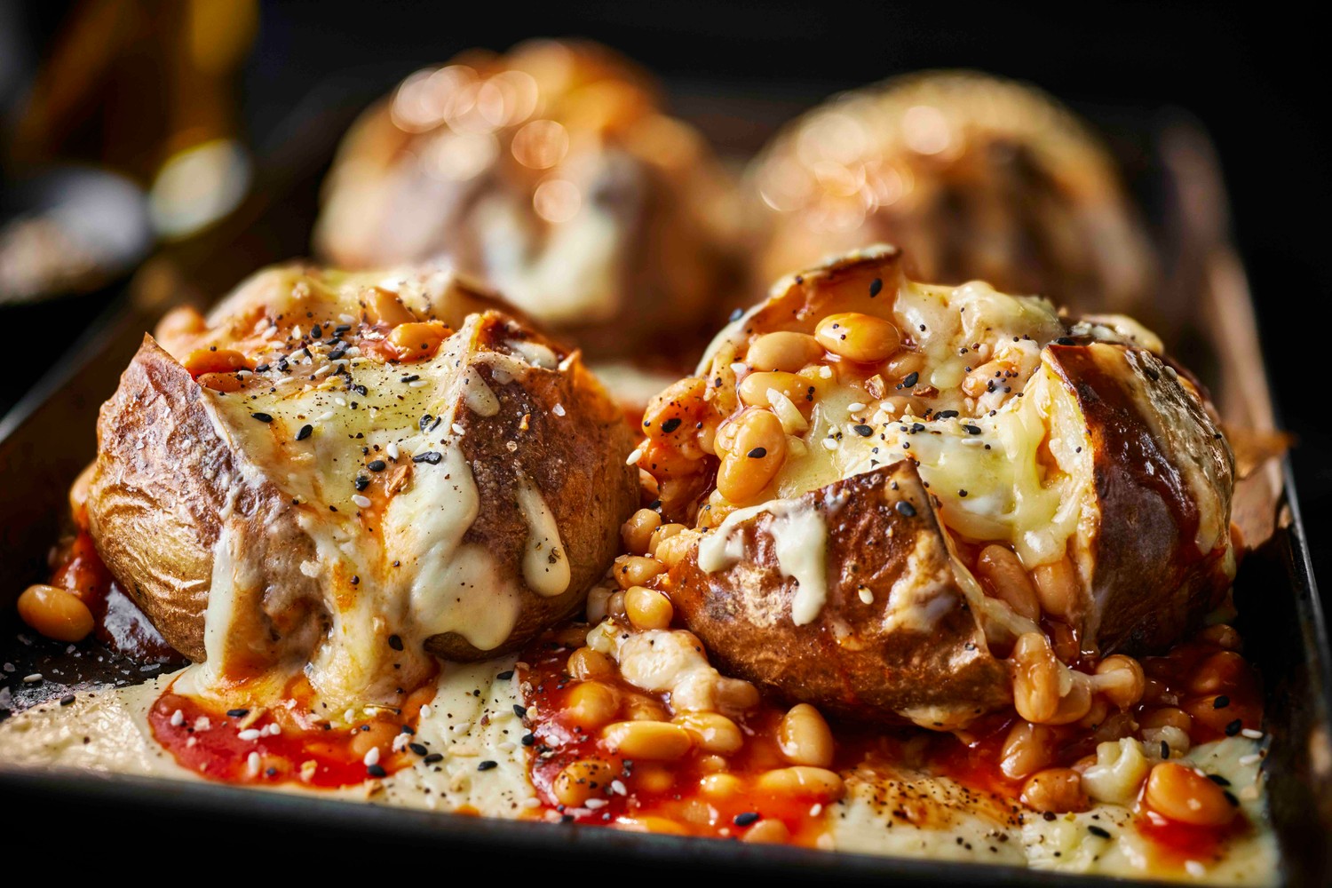 Cheesy bean jacket potato