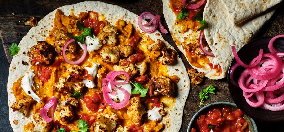 Cauliflower Wraps Recipe | M&S Recipe | M&S