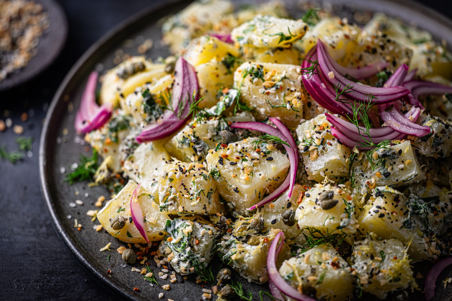 Everything but the bagel potato salad